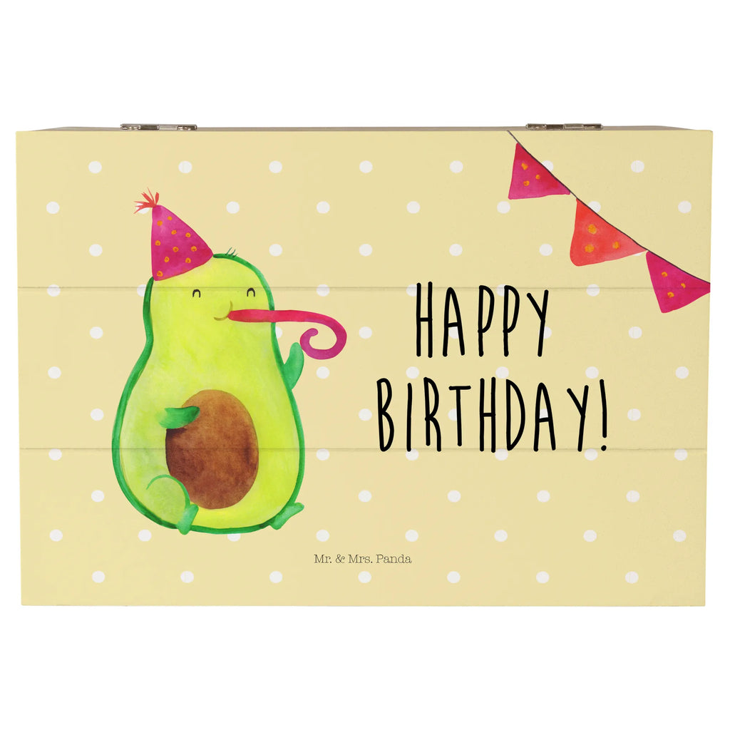 Holzkiste Avocado Birthday Holzkiste, Kiste, Schatzkiste, Truhe, Schatulle, XXL, Erinnerungsbox, Erinnerungskiste, Dekokiste, Aufbewahrungsbox, Geschenkbox, Geschenkdose, Avocado, Veggie, Vegan, Gesund