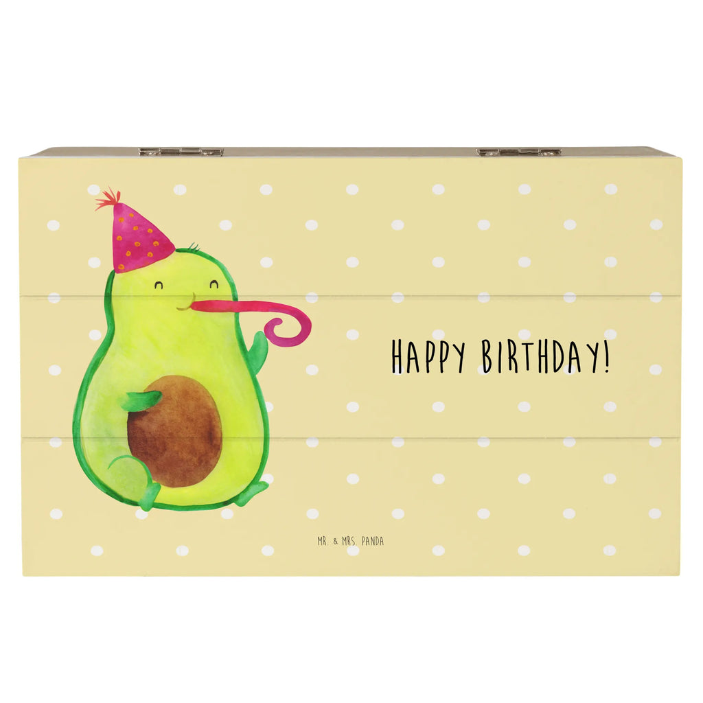 Holzkiste Avocado Birthday Holzkiste, Kiste, Schatzkiste, Truhe, Schatulle, XXL, Erinnerungsbox, Erinnerungskiste, Dekokiste, Aufbewahrungsbox, Geschenkbox, Geschenkdose, Avocado, Veggie, Vegan, Gesund