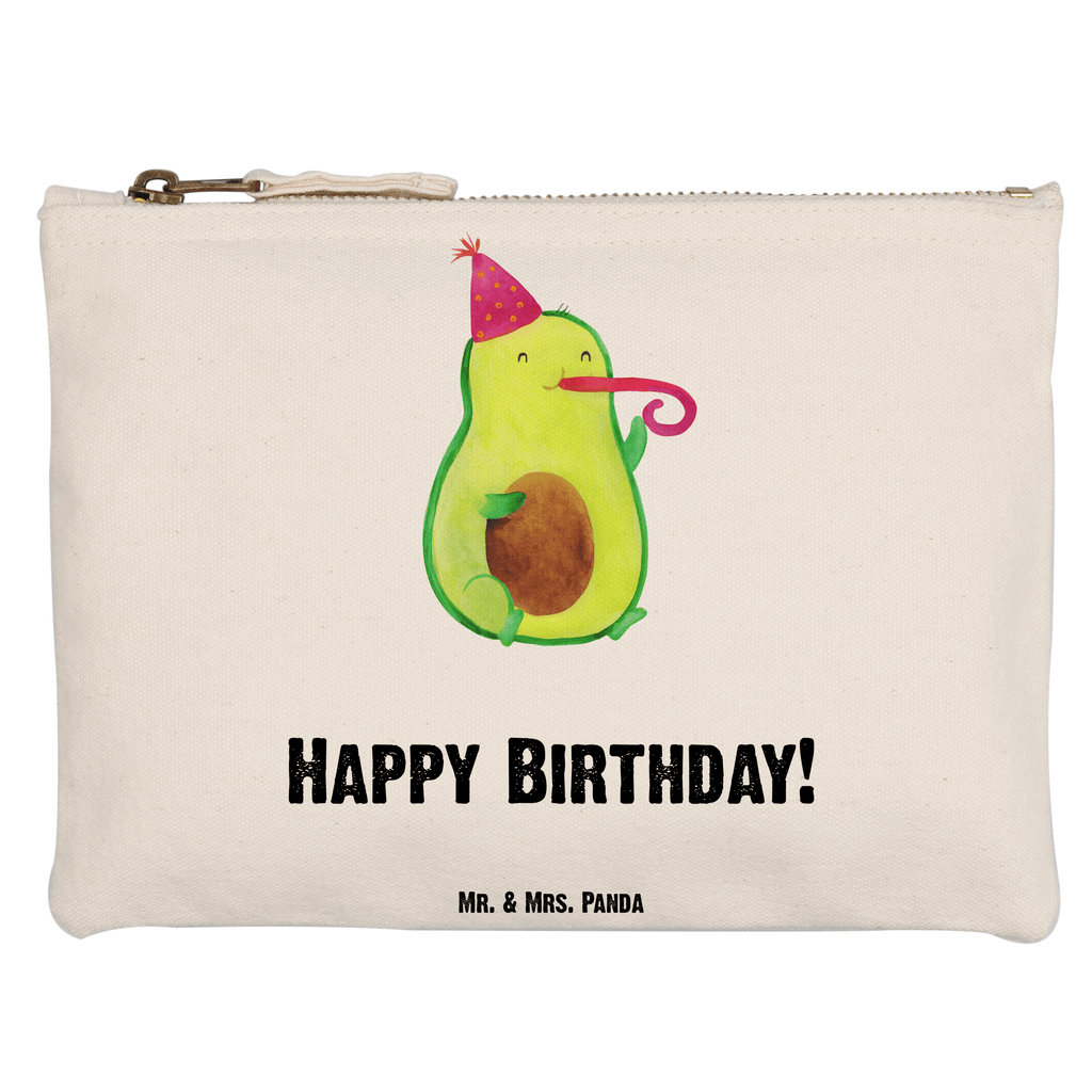 Schminktasche Avocado Birthday Schminktasche, Kosmetiktasche, Kosmetikbeutel, Stiftemäppchen, Etui, Federmappe, Makeup, XXL, Schminketui, Kosmetiketui, Schlamperetui, Avocado, Veggie, Vegan, Gesund