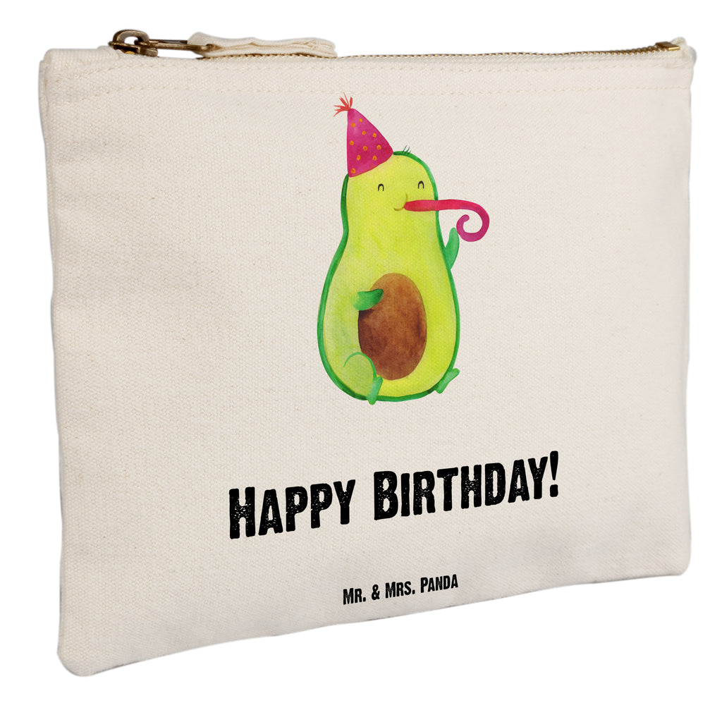 Schminktasche Avocado Birthday Schminktasche, Kosmetiktasche, Kosmetikbeutel, Stiftemäppchen, Etui, Federmappe, Makeup, XXL, Schminketui, Kosmetiketui, Schlamperetui, Avocado, Veggie, Vegan, Gesund