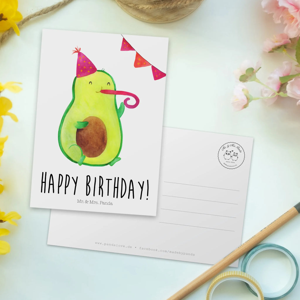 Postkarte Avocado Birthday Postkarte, Karte, Geschenkkarte, Grußkarte, Einladung, Ansichtskarte, Geburtstagskarte, Einladungskarte, Dankeskarte, Ansichtskarten, Einladung Geburtstag, Einladungskarten Geburtstag, Avocado, Veggie, Vegan, Gesund