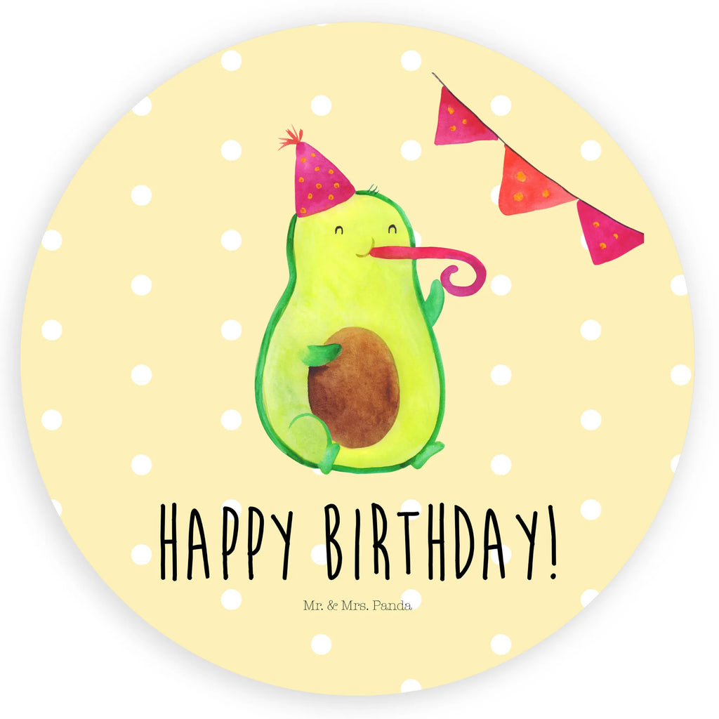 Rund Aufkleber Avocado Birthday Sticker, Aufkleber, Etikett, Kinder, rund, Avocado, Veggie, Vegan, Gesund