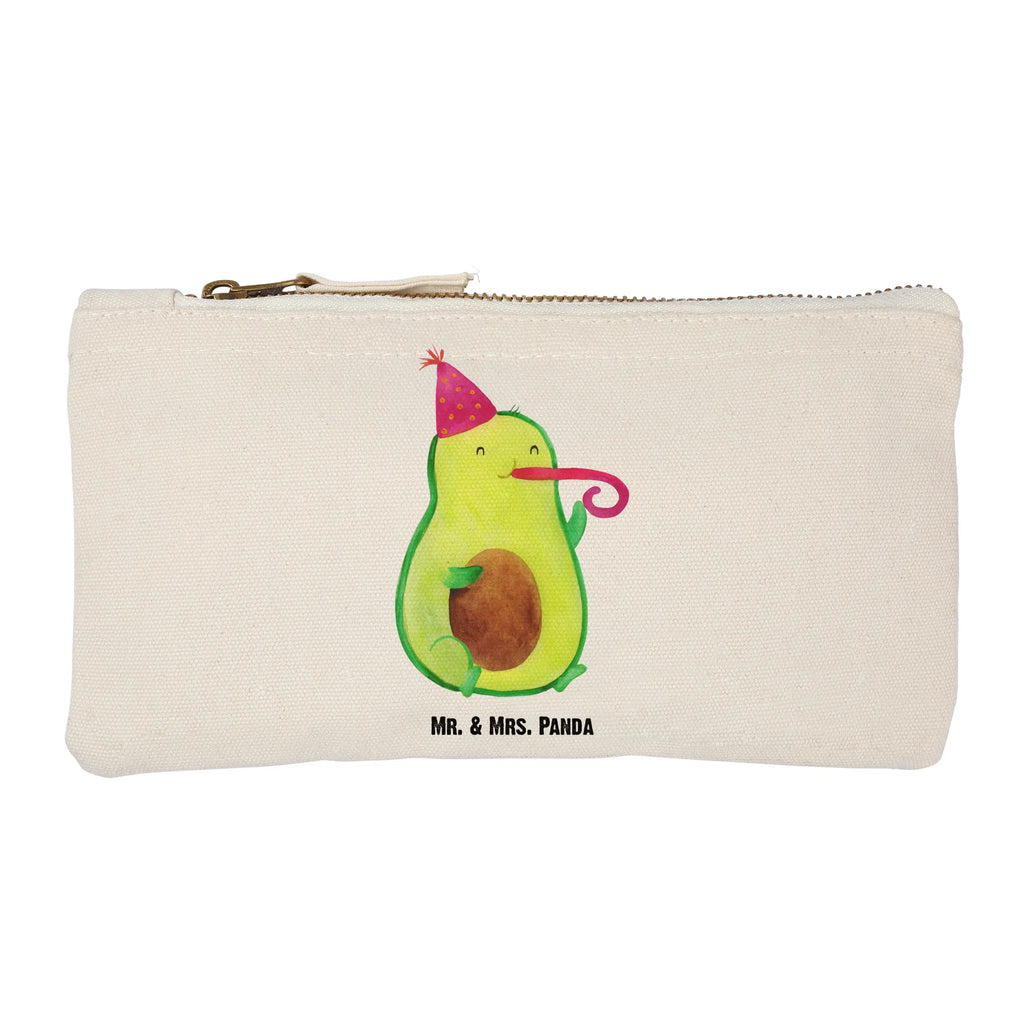 Schminktasche Avocado Partyhupe Schminktasche, Kosmetiktasche, Kosmetikbeutel, Stiftemäppchen, Etui, Federmappe, Makeup, XXL, Schminketui, Kosmetiketui, Schlamperetui, Avocado, Veggie, Vegan, Gesund, Party, Feierlichkeit, Feier, Fete, Geburtstag, Gute Laune, Tröte