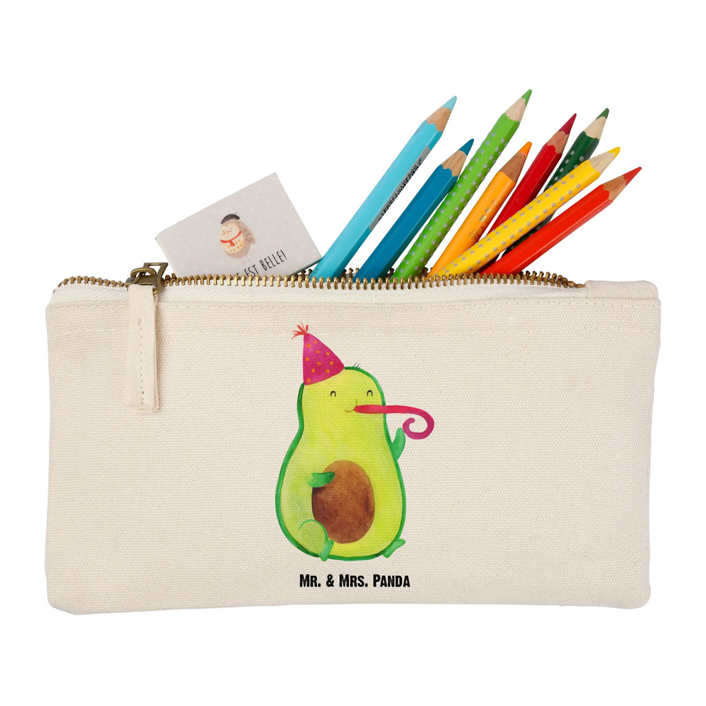 Schminktasche Avocado Partyhupe Schminktasche, Kosmetiktasche, Kosmetikbeutel, Stiftemäppchen, Etui, Federmappe, Makeup, XXL, Schminketui, Kosmetiketui, Schlamperetui, Avocado, Veggie, Vegan, Gesund, Party, Feierlichkeit, Feier, Fete, Geburtstag, Gute Laune, Tröte