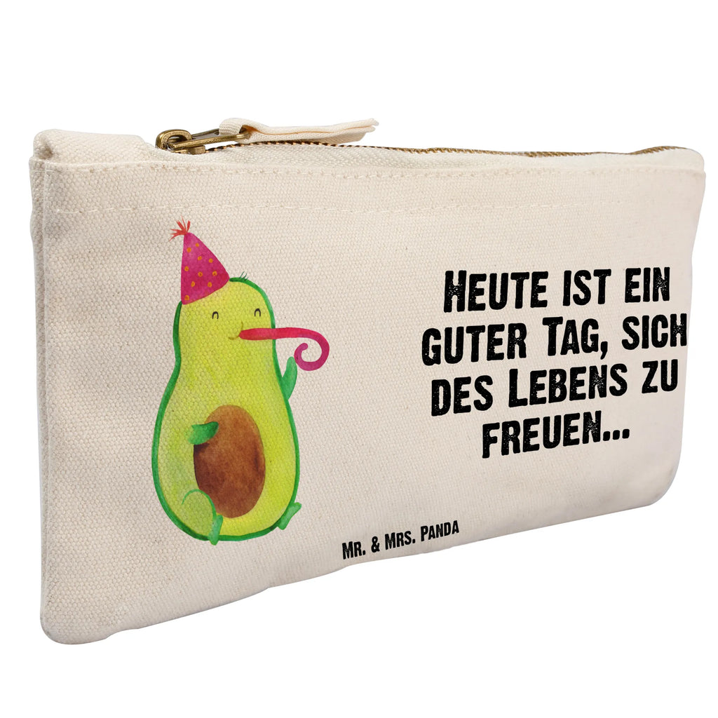 Schminktasche Avocado Partyhupe Schminktasche, Kosmetiktasche, Kosmetikbeutel, Stiftemäppchen, Etui, Federmappe, Makeup, XXL, Schminketui, Kosmetiketui, Schlamperetui, Avocado, Veggie, Vegan, Gesund, Party, Feierlichkeit, Feier, Fete, Geburtstag, Gute Laune, Tröte