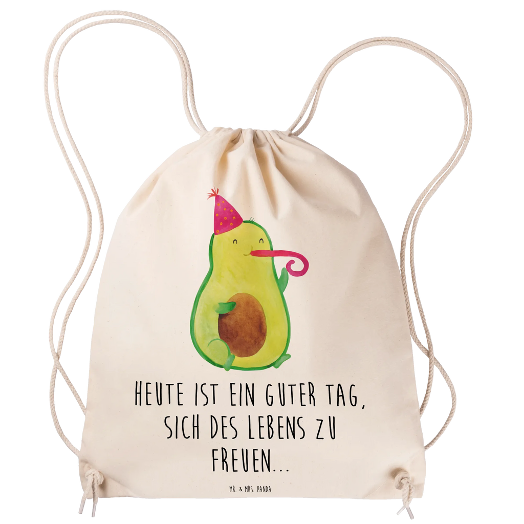 Sportbeutel Avocado Feier Sportbeutel, Turnbeutel, Beutel, Sporttasche, Tasche, Stoffbeutel, Sportbeutel Kinder, Gymsack, Beutel Rucksack, Kleine Sporttasche, Sportzubehör, Turnbeutel Baumwolle, Avocado, Veggie, Vegan, Gesund, Party, Feierlichkeit, Feier, Fete, Geburtstag, Gute Laune, Tröte