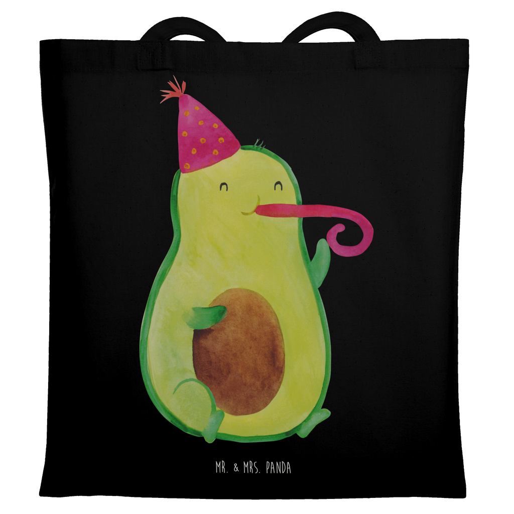 Tragetasche Avocado Partyhupe Beuteltasche, Beutel, Einkaufstasche, Jutebeutel, Stoffbeutel, Tasche, Shopper, Umhängetasche, Strandtasche, Schultertasche, Stofftasche, Tragetasche, Badetasche, Jutetasche, Einkaufstüte, Laptoptasche, Avocado, Veggie, Vegan, Gesund, Party, Feierlichkeit, Feier, Fete, Geburtstag, Gute Laune, Tröte