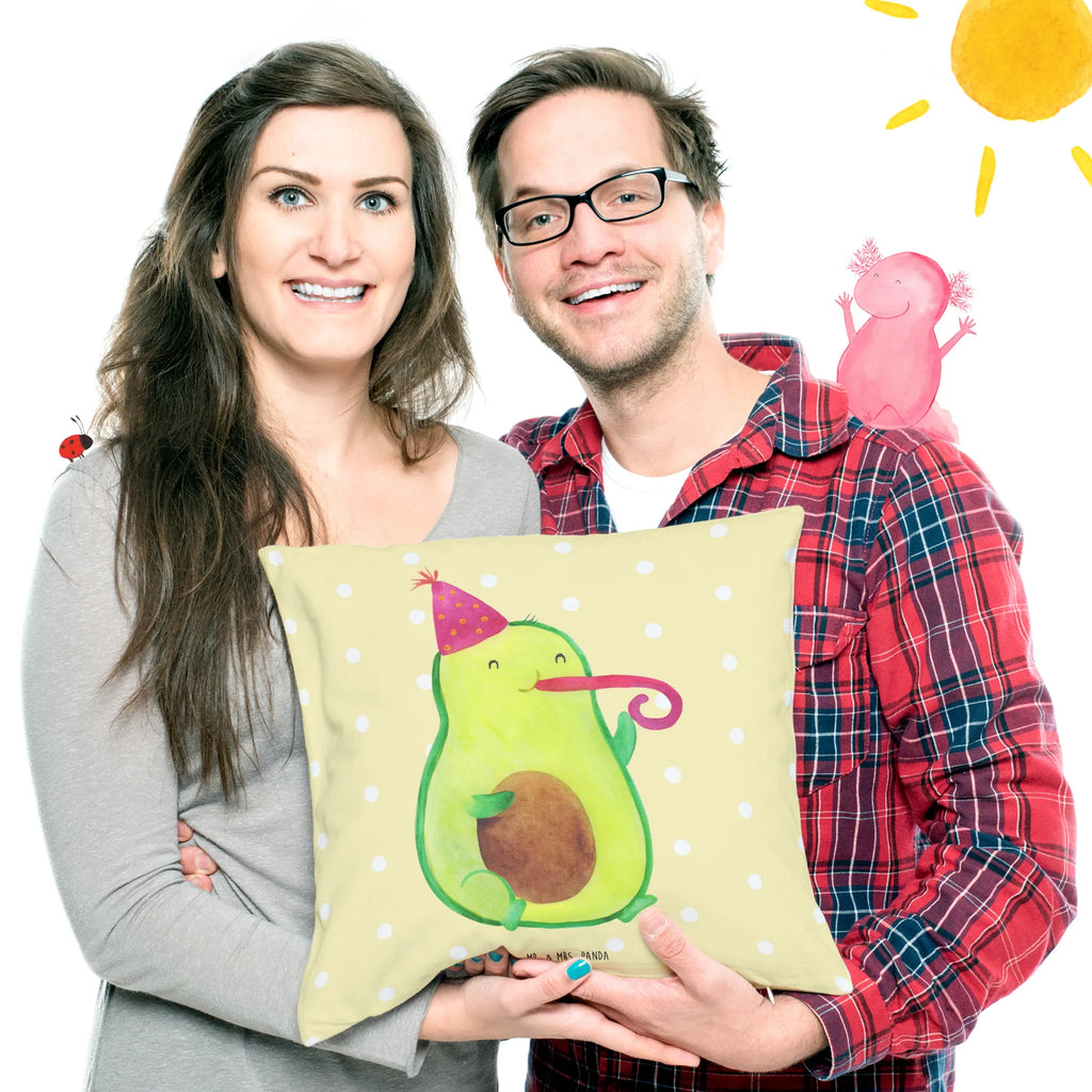 40x40 Kissen Avocado Partyhupe Kissenhülle, Kopfkissen, Sofakissen, Dekokissen, Motivkissen, sofakissen, sitzkissen, Kissen, Kissenbezüge, Kissenbezug 40x40, Kissen 40x40, Kissenhülle 40x40, Zierkissen, Couchkissen, Dekokissen Sofa, Sofakissen 40x40, Dekokissen 40x40, Kopfkissen 40x40, Kissen 40x40 Waschbar, Avocado, Veggie, Vegan, Gesund, Party, Feierlichkeit, Feier, Fete, Geburtstag, Gute Laune, Tröte