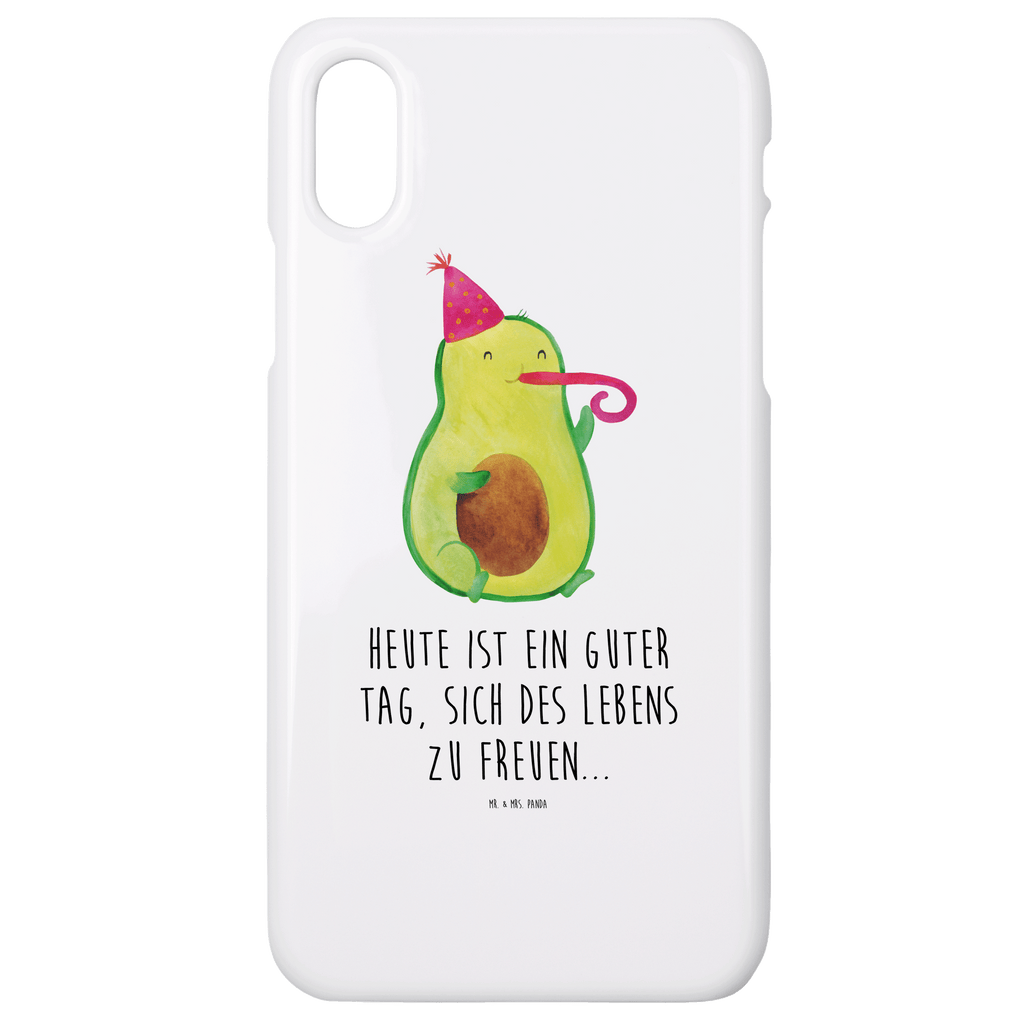 Handyhülle Avocado Feier Handyhülle, Handycover, Cover, Handy, Hülle, Iphone 10, Iphone X, Avocado, Veggie, Vegan, Gesund, Party, Feierlichkeit, Feier, Fete, Geburtstag, Gute Laune, Tröte