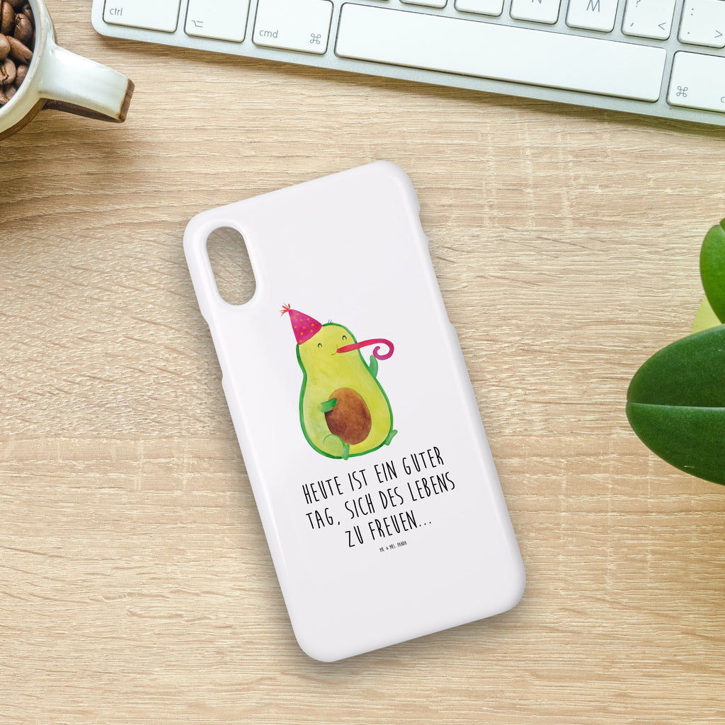 Handyhülle Avocado Feier Handyhülle, Handycover, Cover, Handy, Hülle, Iphone 10, Iphone X, Avocado, Veggie, Vegan, Gesund, Party, Feierlichkeit, Feier, Fete, Geburtstag, Gute Laune, Tröte