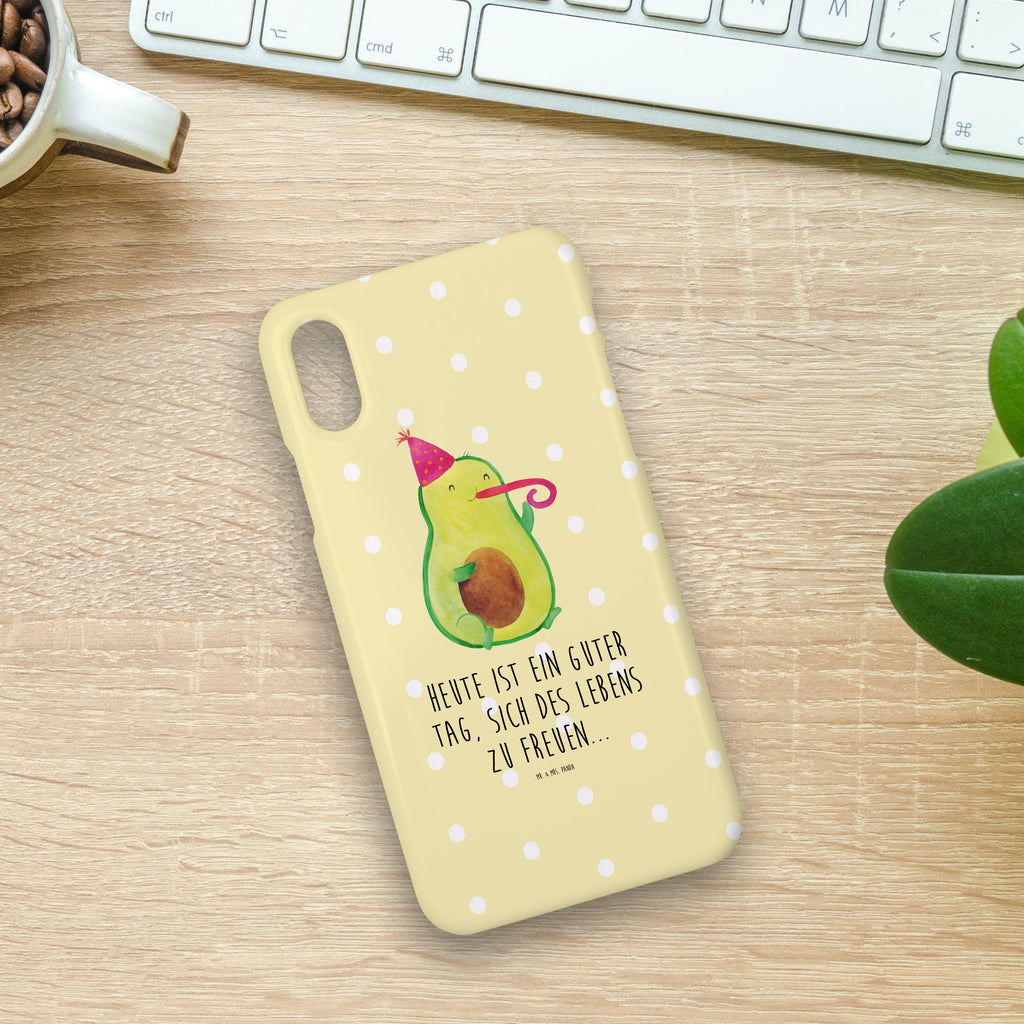 Handyhülle Avocado Feier Handyhülle, Handycover, Cover, Handy, Hülle, Iphone 10, Iphone X, Avocado, Veggie, Vegan, Gesund, Party, Feierlichkeit, Feier, Fete, Geburtstag, Gute Laune, Tröte