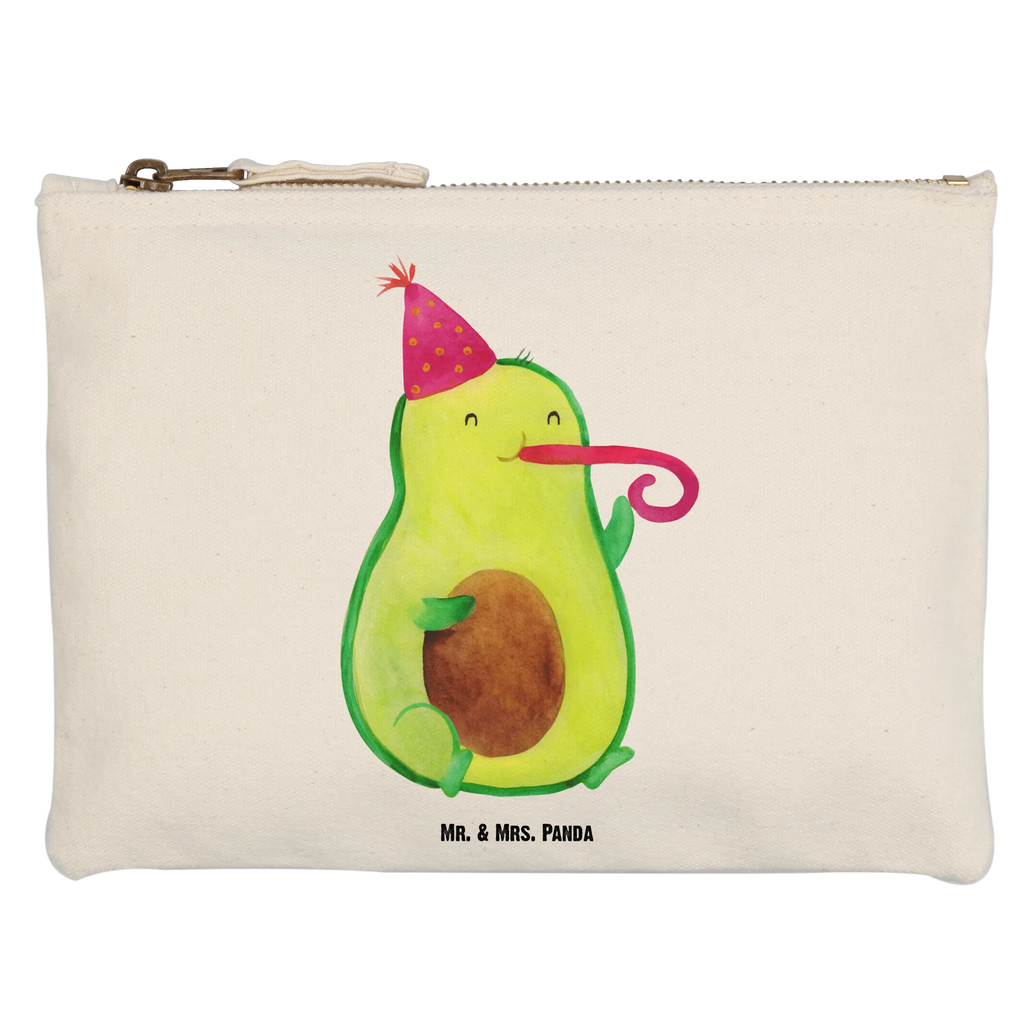 Schminktasche Avocado Partyhupe Schminktasche, Kosmetiktasche, Kosmetikbeutel, Stiftemäppchen, Etui, Federmappe, Makeup, XXL, Schminketui, Kosmetiketui, Schlamperetui, Avocado, Veggie, Vegan, Gesund, Party, Feierlichkeit, Feier, Fete, Geburtstag, Gute Laune, Tröte