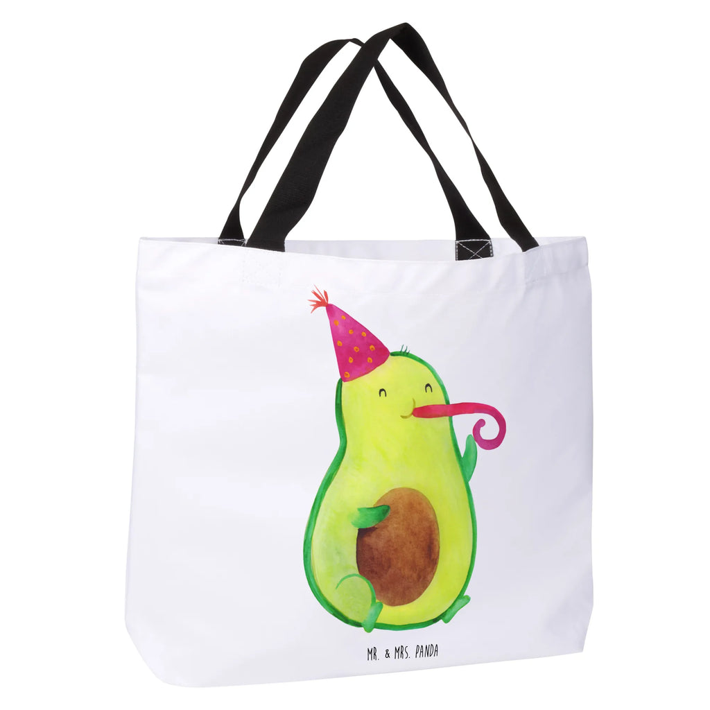 Shopper Avocado Partyhupe Beutel, Einkaufstasche, Tasche, Strandtasche, Einkaufsbeutel, Shopper, Schultasche, Freizeittasche, Tragebeutel, Schulbeutel, Alltagstasche, Avocado, Veggie, Vegan, Gesund, Party, Feierlichkeit, Feier, Fete, Geburtstag, Gute Laune, Tröte