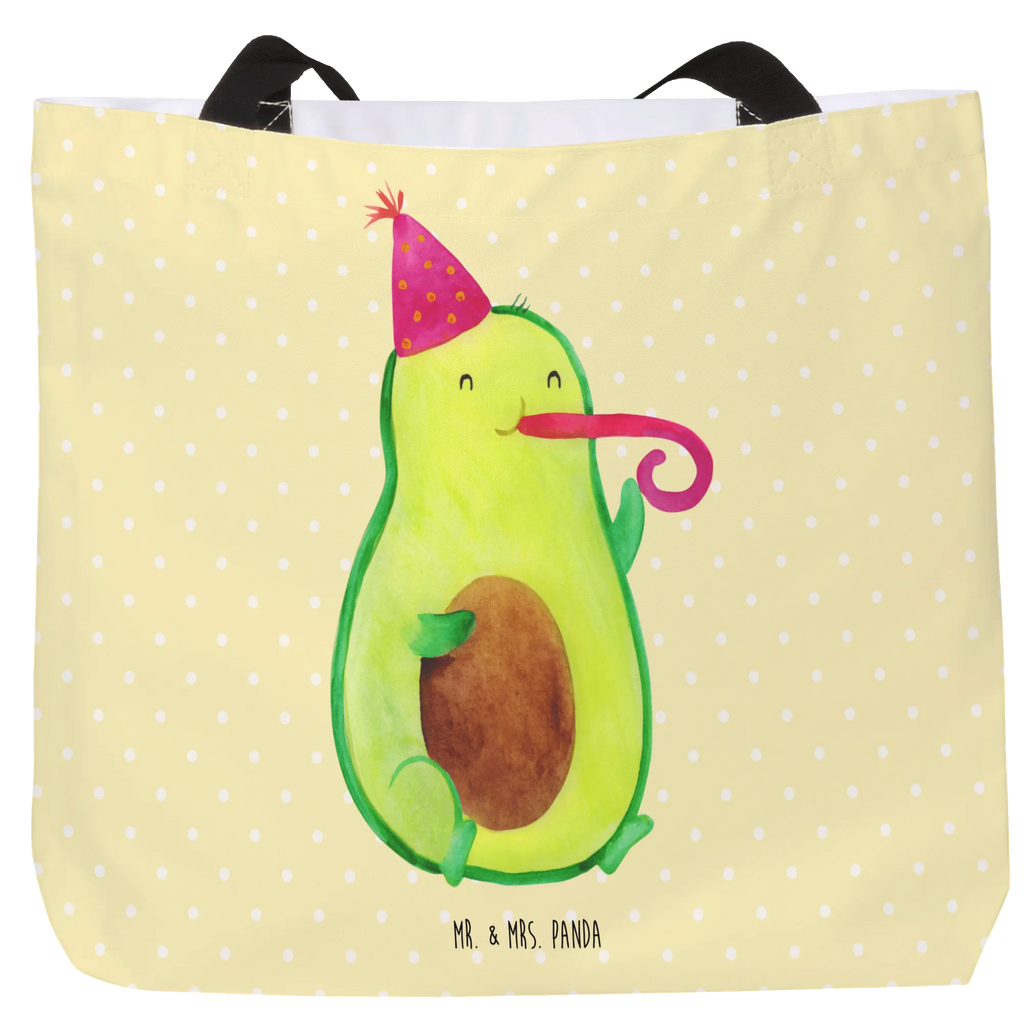 Shopper Avocado Partyhupe Beutel, Einkaufstasche, Tasche, Strandtasche, Einkaufsbeutel, Shopper, Schultasche, Freizeittasche, Tragebeutel, Schulbeutel, Alltagstasche, Avocado, Veggie, Vegan, Gesund, Party, Feierlichkeit, Feier, Fete, Geburtstag, Gute Laune, Tröte