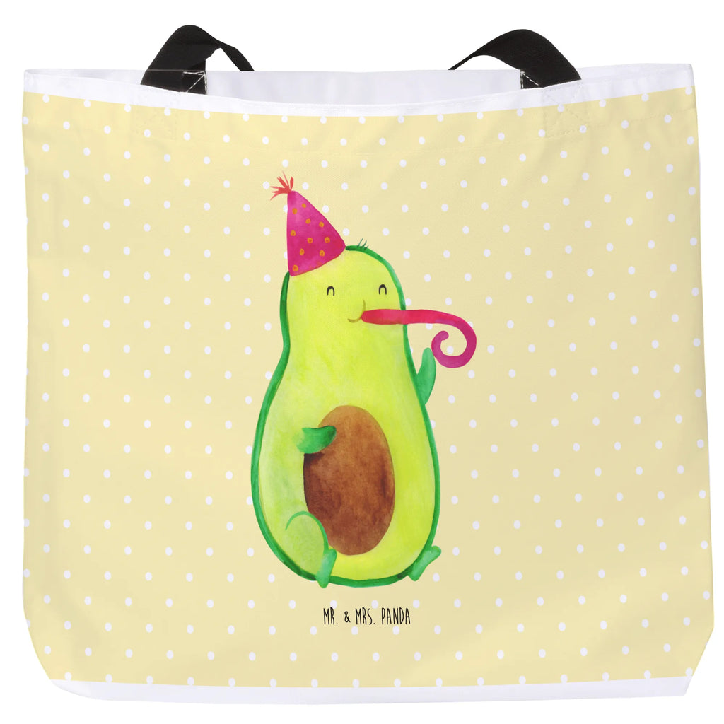 Shopper Avocado Partyhupe Beutel, Einkaufstasche, Tasche, Strandtasche, Einkaufsbeutel, Shopper, Schultasche, Freizeittasche, Tragebeutel, Schulbeutel, Alltagstasche, Avocado, Veggie, Vegan, Gesund, Party, Feierlichkeit, Feier, Fete, Geburtstag, Gute Laune, Tröte