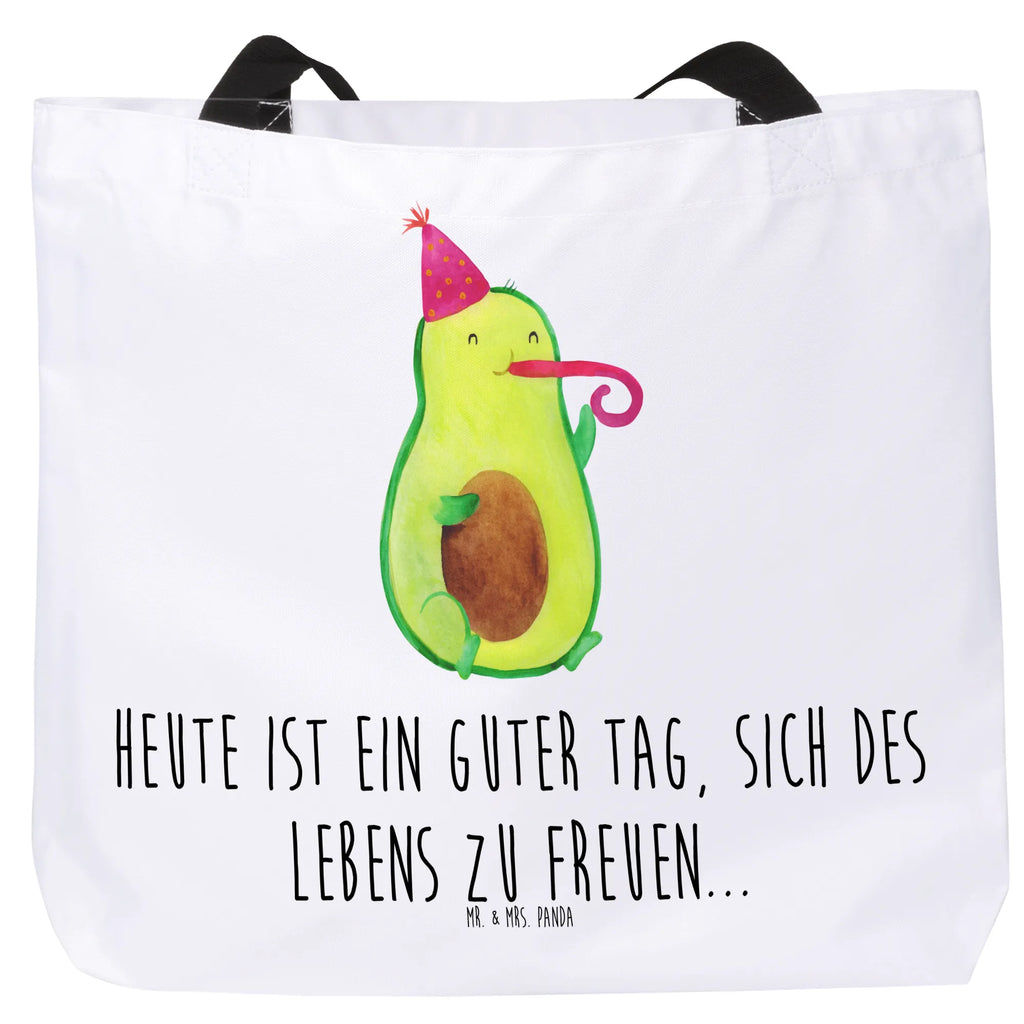 Shopper Avocado Partyhupe Beutel, Einkaufstasche, Tasche, Strandtasche, Einkaufsbeutel, Shopper, Schultasche, Freizeittasche, Tragebeutel, Schulbeutel, Alltagstasche, Avocado, Veggie, Vegan, Gesund, Party, Feierlichkeit, Feier, Fete, Geburtstag, Gute Laune, Tröte