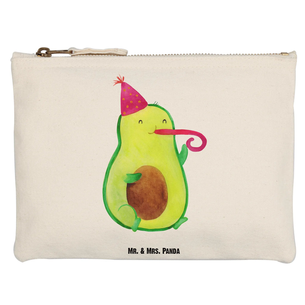 Schminktasche Avocado Partyhupe Schminktasche, Kosmetiktasche, Kosmetikbeutel, Stiftemäppchen, Etui, Federmappe, Makeup, XXL, Schminketui, Kosmetiketui, Schlamperetui, Avocado, Veggie, Vegan, Gesund, Party, Feierlichkeit, Feier, Fete, Geburtstag, Gute Laune, Tröte