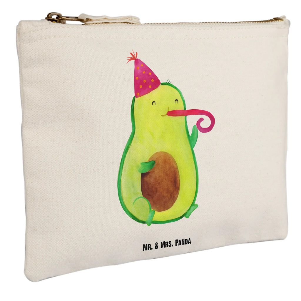 Schminktasche Avocado Partyhupe Schminktasche, Kosmetiktasche, Kosmetikbeutel, Stiftemäppchen, Etui, Federmappe, Makeup, XXL, Schminketui, Kosmetiketui, Schlamperetui, Avocado, Veggie, Vegan, Gesund, Party, Feierlichkeit, Feier, Fete, Geburtstag, Gute Laune, Tröte