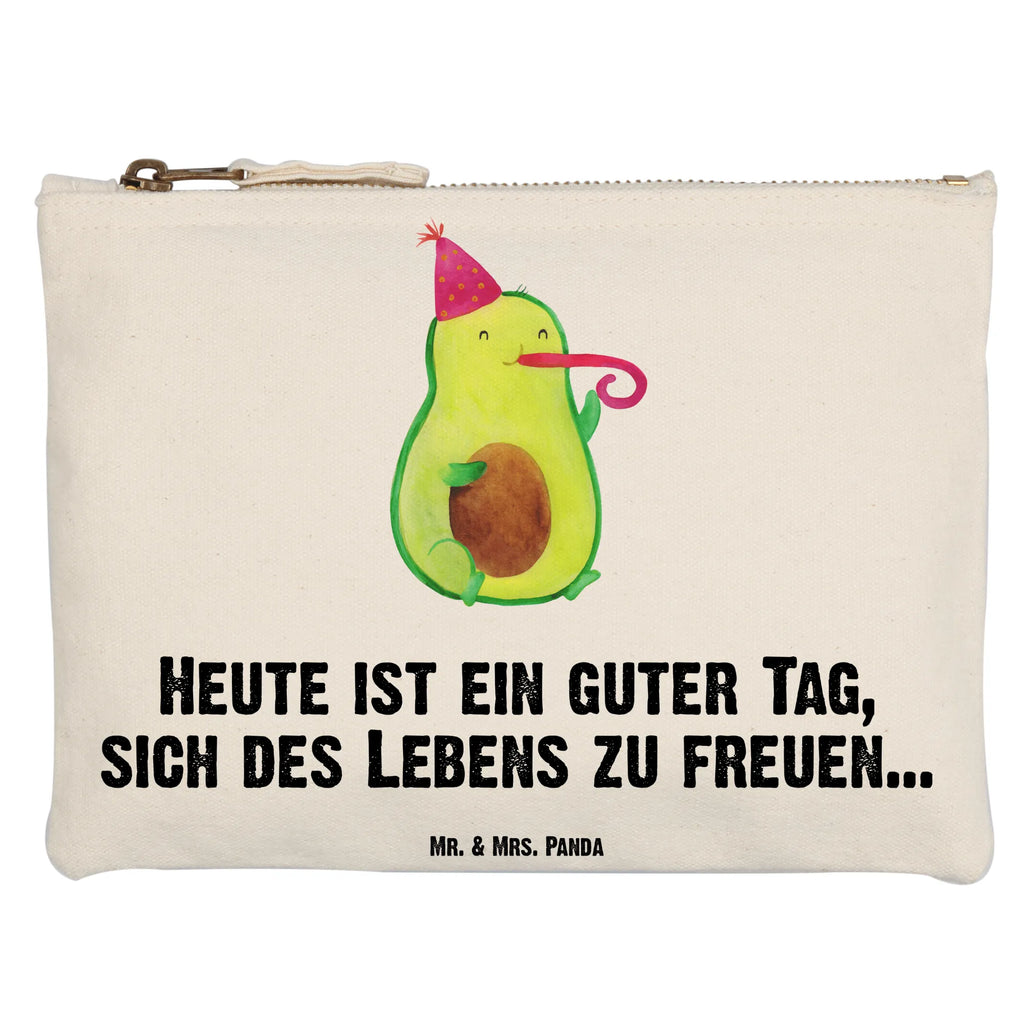 Schminktasche Avocado Partyhupe Schminktasche, Kosmetiktasche, Kosmetikbeutel, Stiftemäppchen, Etui, Federmappe, Makeup, XXL, Schminketui, Kosmetiketui, Schlamperetui, Avocado, Veggie, Vegan, Gesund, Party, Feierlichkeit, Feier, Fete, Geburtstag, Gute Laune, Tröte