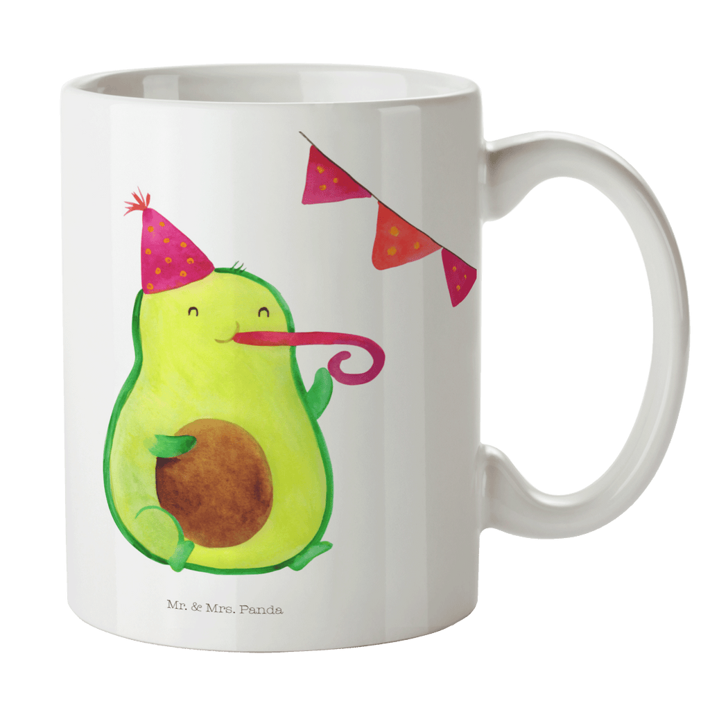 Tasse Avocado Party Time Tasse, Kaffeetasse, Teetasse, Becher, Kaffeebecher, Teebecher, Keramiktasse, Porzellantasse, Büro Tasse, Geschenk Tasse, Tasse Sprüche, Tasse Motive, Kaffeetassen, Tasse bedrucken, Designer Tasse, Cappuccino Tassen, Schöne Teetassen, Avocado, Veggie, Vegan, Gesund