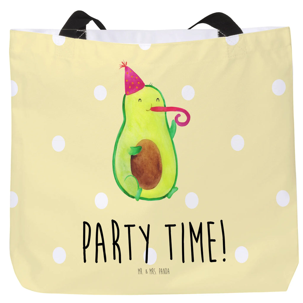 Shopper Avocado Party Time Beutel, Einkaufstasche, Tasche, Strandtasche, Einkaufsbeutel, Shopper, Schultasche, Freizeittasche, Tragebeutel, Schulbeutel, Alltagstasche, Avocado, Veggie, Vegan, Gesund