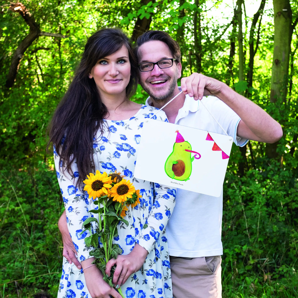 Deko Schild Avocado Party Time Dekoschild, Deko Schild, Schild, Tür Schild, Türschild, Holzschild, Wandschild, Wanddeko, Avocado, Veggie, Vegan, Gesund