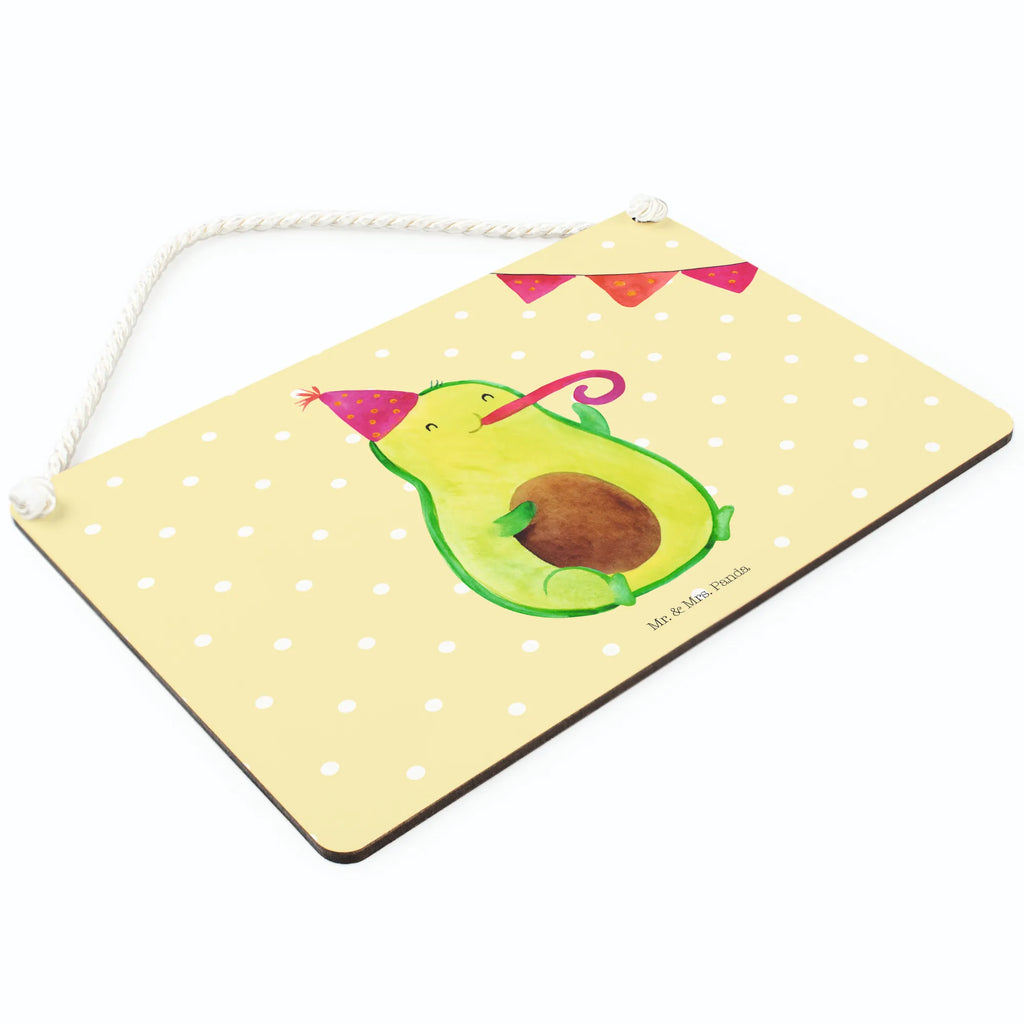 Deko Schild Avocado Party Time Dekoschild, Deko Schild, Schild, Tür Schild, Türschild, Holzschild, Wandschild, Wanddeko, Avocado, Veggie, Vegan, Gesund