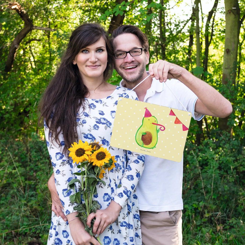 Deko Schild Avocado Party Time Dekoschild, Deko Schild, Schild, Tür Schild, Türschild, Holzschild, Wandschild, Wanddeko, Avocado, Veggie, Vegan, Gesund