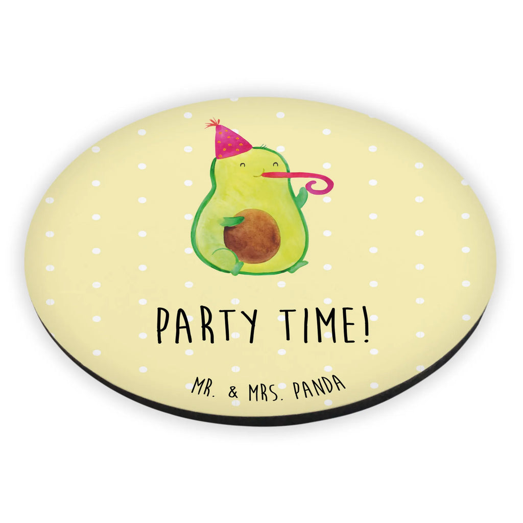 Rund Magnet Avocado Party Time Kühlschrankmagnet, Pinnwandmagnet, Souvenir Magnet, Motivmagnete, Dekomagnet, Whiteboard Magnet, Notiz Magnet, Kühlschrank Dekoration, Avocado, Veggie, Vegan, Gesund