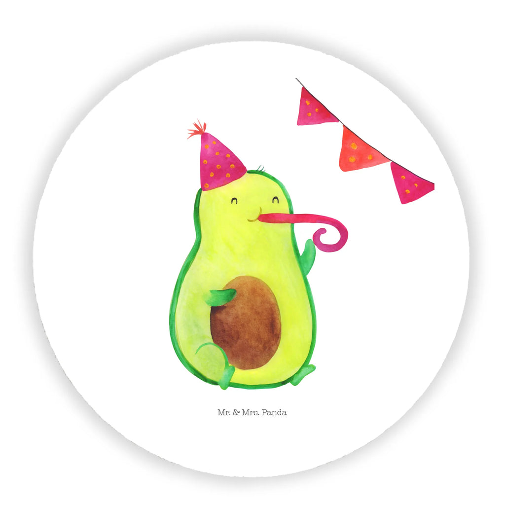 Rund Magnet Avocado Party Time Kühlschrankmagnet, Pinnwandmagnet, Souvenir Magnet, Motivmagnete, Dekomagnet, Whiteboard Magnet, Notiz Magnet, Kühlschrank Dekoration, Avocado, Veggie, Vegan, Gesund