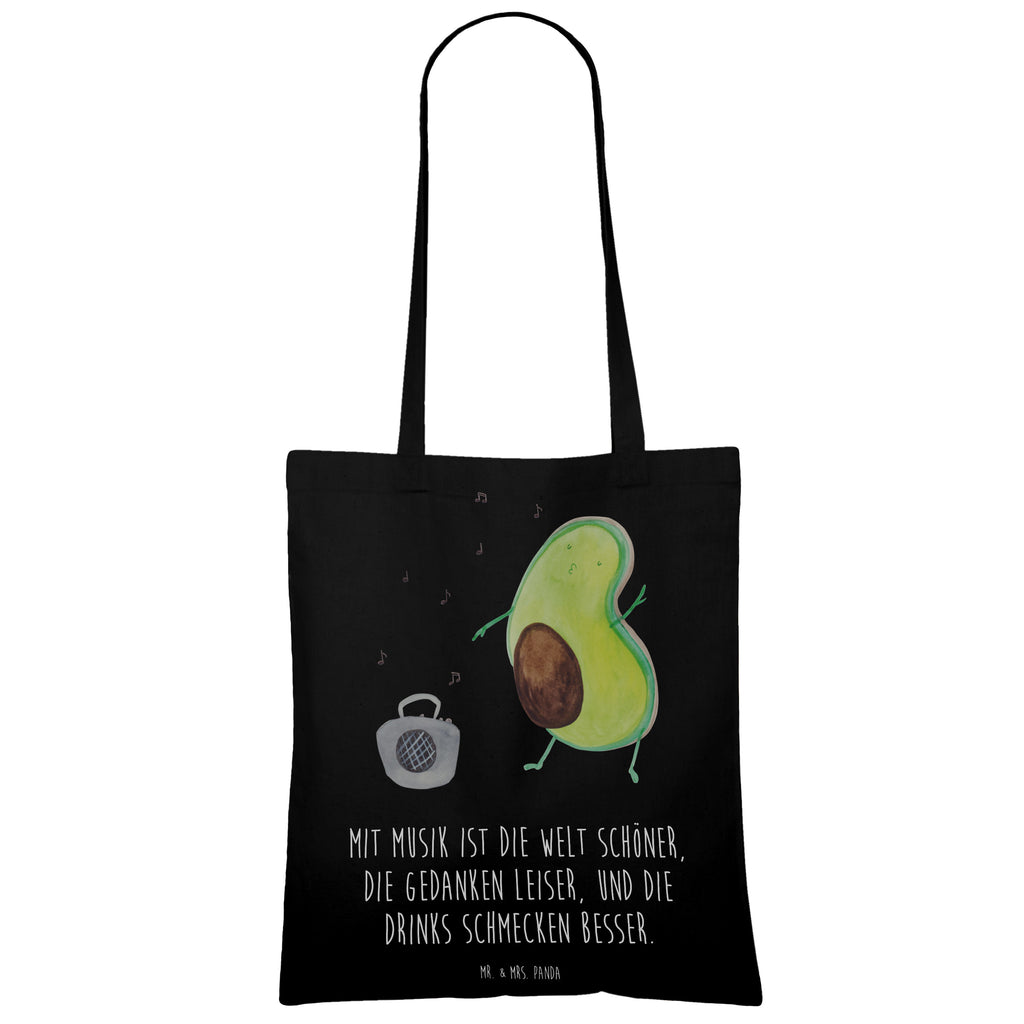 Tragetasche Avocado tanzt Beuteltasche, Beutel, Einkaufstasche, Jutebeutel, Stoffbeutel, Tasche, Shopper, Umhängetasche, Strandtasche, Schultertasche, Stofftasche, Tragetasche, Badetasche, Jutetasche, Einkaufstüte, Laptoptasche, Avocado, Veggie, Vegan, Gesund