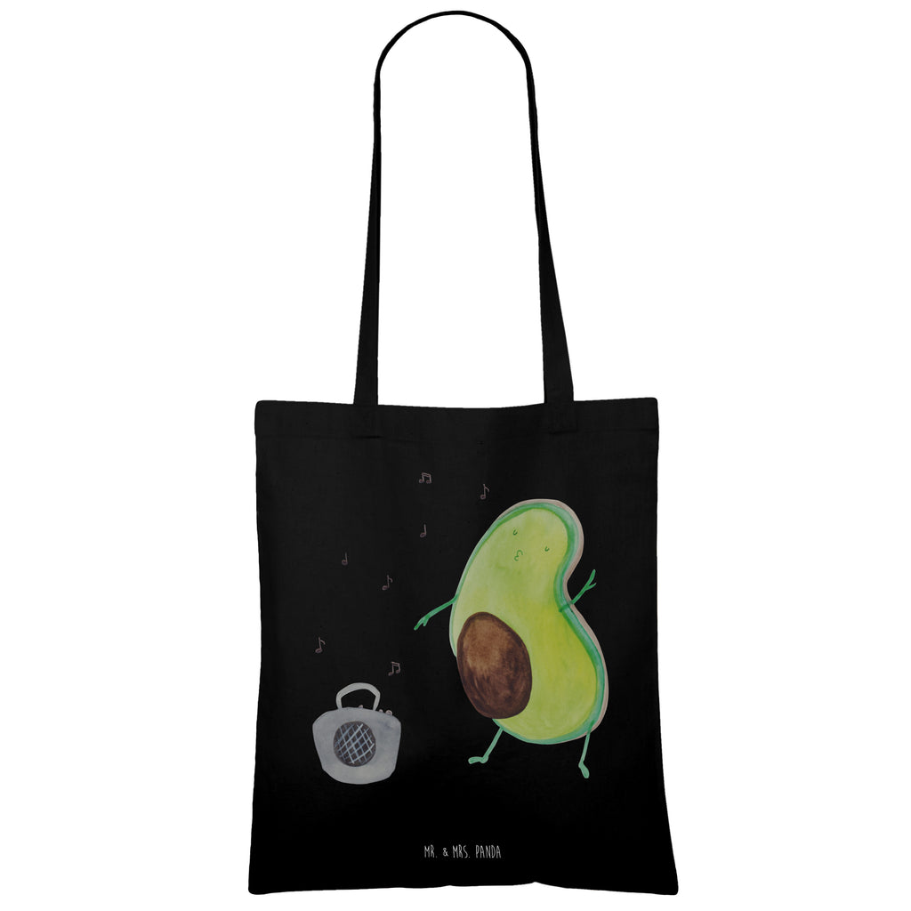 Tragetasche Avocado tanzt Beuteltasche, Beutel, Einkaufstasche, Jutebeutel, Stoffbeutel, Tasche, Shopper, Umhängetasche, Strandtasche, Schultertasche, Stofftasche, Tragetasche, Badetasche, Jutetasche, Einkaufstüte, Laptoptasche, Avocado, Veggie, Vegan, Gesund