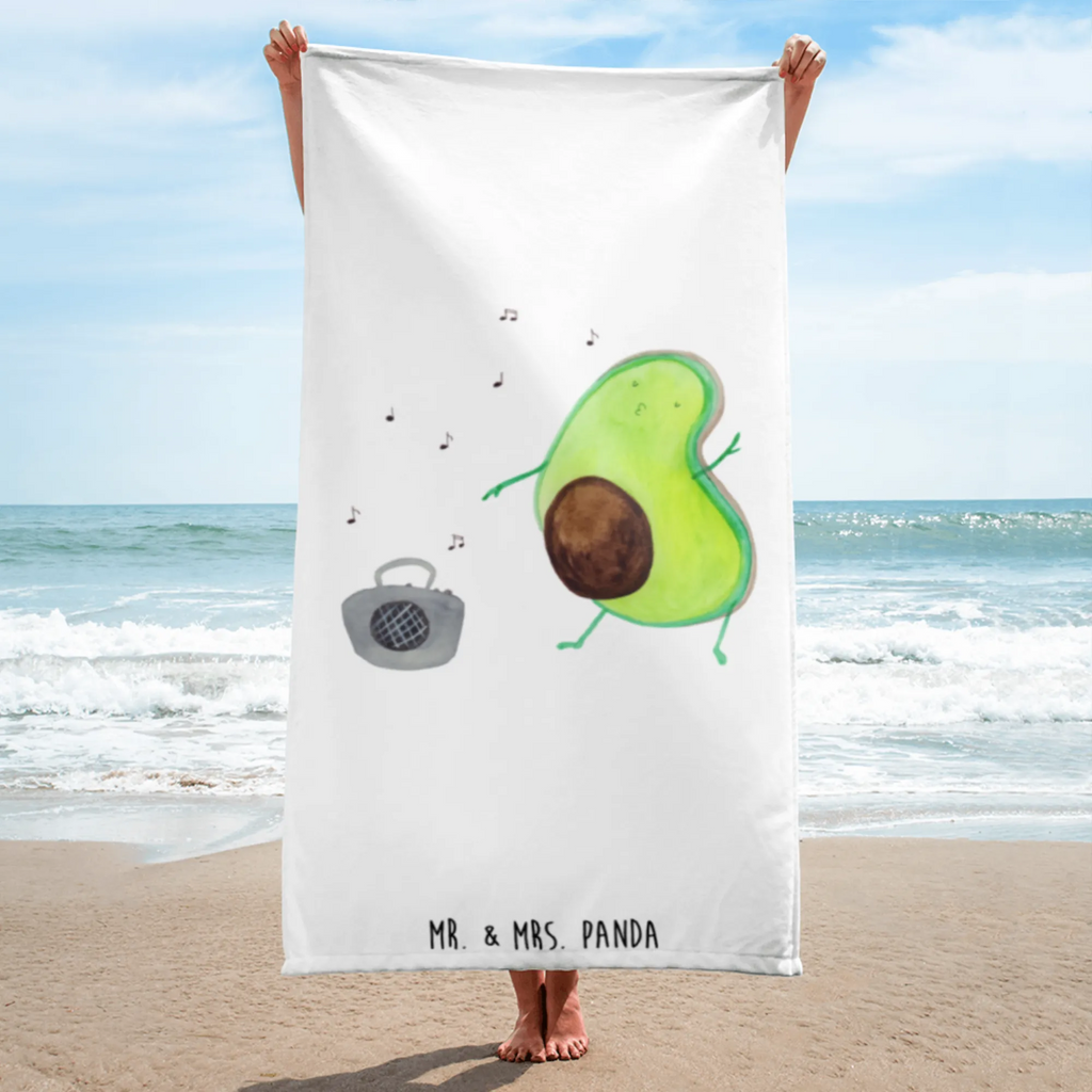 XL Badehandtuch Avocado Tanzen Handtuch, Badetuch, Duschtuch, Strandtuch, Saunatuch, Avocado, Veggie, Vegan, Gesund