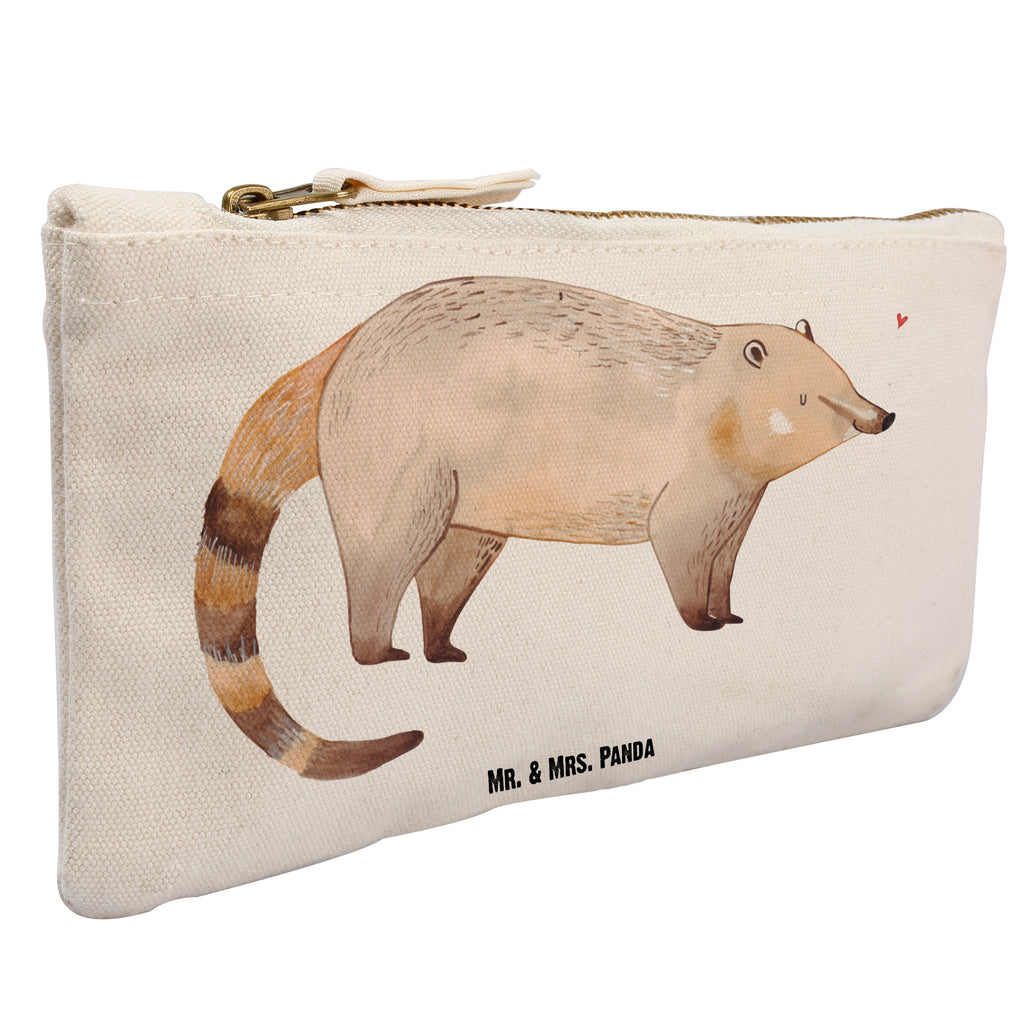 Schminktasche Nasenbaer Schminktasche, Kosmetiktasche, Kosmetikbeutel, Stiftemäppchen, Etui, Federmappe, Makeup, XXL, Schminketui, Kosmetiketui, Schlamperetui, Tiermotive, Gute Laune, lustige Sprüche, Tiere, Nasenbär, Nasenbären, Rüsselbär, Bär