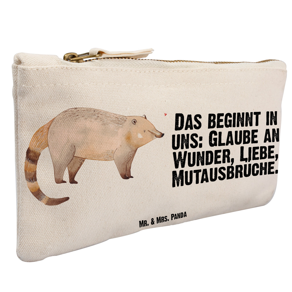 Schminktasche Nasenbaer Schminktasche, Kosmetiktasche, Kosmetikbeutel, Stiftemäppchen, Etui, Federmappe, Makeup, XXL, Schminketui, Kosmetiketui, Schlamperetui, Tiermotive, Gute Laune, lustige Sprüche, Tiere, Nasenbär, Nasenbären, Rüsselbär, Bär