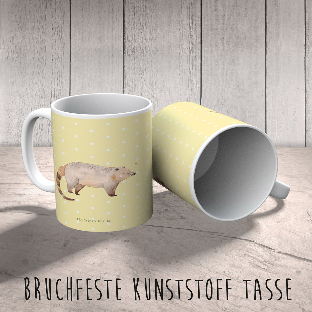 Kindertasse Nasenbaer Kindertasse, Kinder Tasse, Kunststoff Tasse, Kindergarten Tasse, Trinkbecher, Camping Becher, Kaffeetasse, Kunststoffbecher, Kindergartenbecher, Outdoorgeschirr, Kunststoffgeschirr, Reisebecher, Reisetasse, Kinderbecher, Bruchfeste Tasse, Bruchsichere Tasse, Plastik Tasse, Plastiktasse, Tiermotive, Gute Laune, lustige Sprüche, Tiere, Nasenbär, Nasenbären, Rüsselbär, Bär