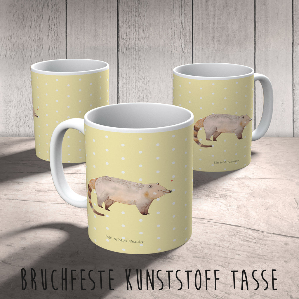 Kindertasse Nasenbaer Kindertasse, Kinder Tasse, Kunststoff Tasse, Kindergarten Tasse, Trinkbecher, Camping Becher, Kaffeetasse, Kunststoffbecher, Kindergartenbecher, Outdoorgeschirr, Kunststoffgeschirr, Reisebecher, Reisetasse, Kinderbecher, Bruchfeste Tasse, Bruchsichere Tasse, Plastik Tasse, Plastiktasse, Tiermotive, Gute Laune, lustige Sprüche, Tiere, Nasenbär, Nasenbären, Rüsselbär, Bär