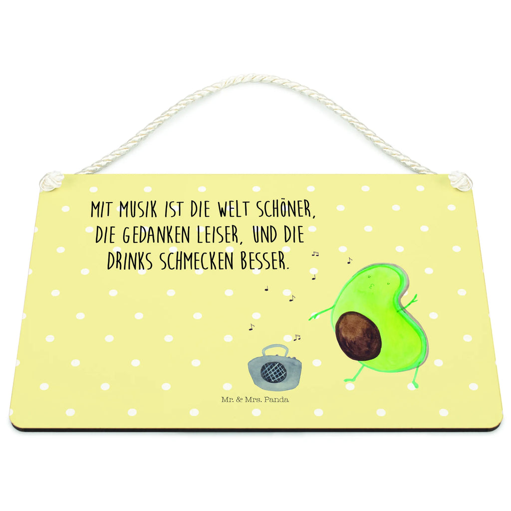 Deko Schild Avocado tanzt Dekoschild, Deko Schild, Schild, Tür Schild, Türschild, Holzschild, Wandschild, Wanddeko, Avocado, Veggie, Vegan, Gesund