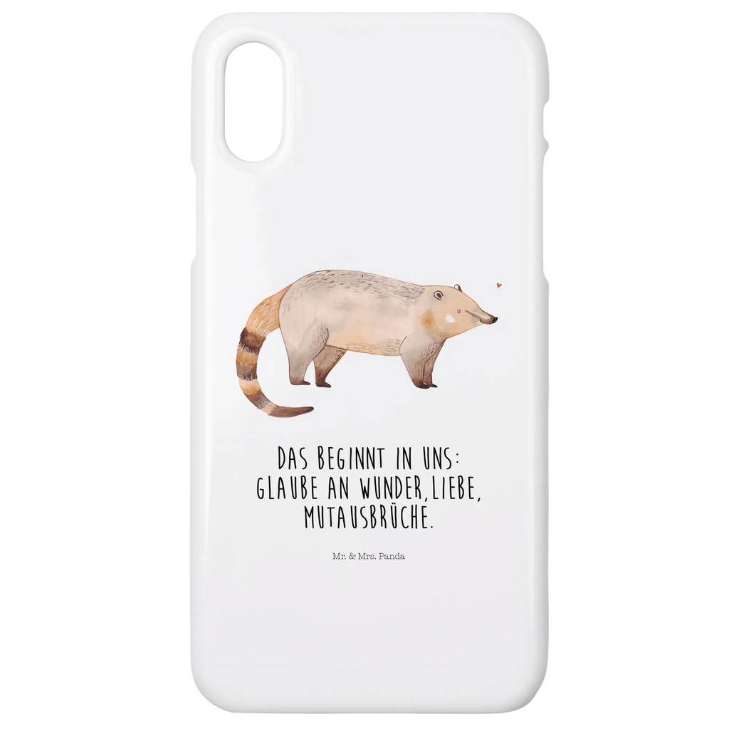 Handyhülle Nasenbaer Handyhülle, Handycover, Cover, Handy, Hülle, Iphone 10, Iphone X, Tiermotive, Gute Laune, lustige Sprüche, Tiere, Nasenbär, Nasenbären, Rüsselbär, Bär