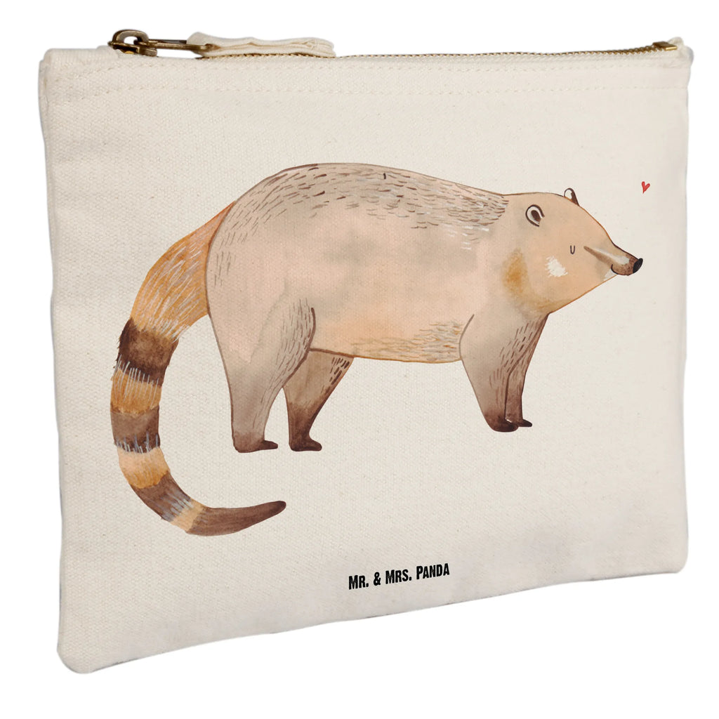 Schminktasche Nasenbaer Schminktasche, Kosmetiktasche, Kosmetikbeutel, Stiftemäppchen, Etui, Federmappe, Makeup, XXL, Schminketui, Kosmetiketui, Schlamperetui, Tiermotive, Gute Laune, lustige Sprüche, Tiere, Nasenbär, Nasenbären, Rüsselbär, Bär