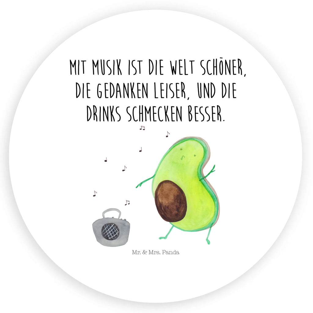 Rund Aufkleber Avocado tanzt Sticker, Aufkleber, Etikett, Kinder, rund, Avocado, Veggie, Vegan, Gesund