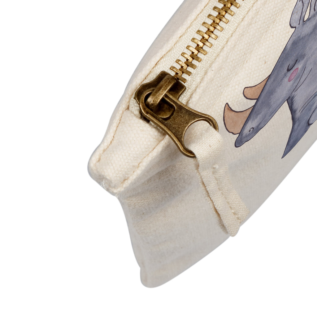 Schminktasche Einhorn Nashorn Schminktasche, Kosmetiktasche, Kosmetikbeutel, Stiftemäppchen, Etui, Federmappe, Makeup, XXL, Schminketui, Kosmetiketui, Schlamperetui, Einhorn, Einhörner, Einhorn Deko, Pegasus, Unicorn, Regenbogen, witzig, lustig, Zoo, Glitzer, Einhornpower, Erwachsenwerden, Nashorn, Nashörner