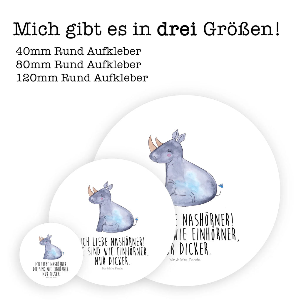 Rund Aufkleber Einhorn Nashorn Sticker, Aufkleber, Etikett, Einhorn, Einhörner, Einhorn Deko, Pegasus, Unicorn, Regenbogen, witzig, lustig, Zoo, Glitzer, Einhornpower, Erwachsenwerden, Nashorn, Nashörner