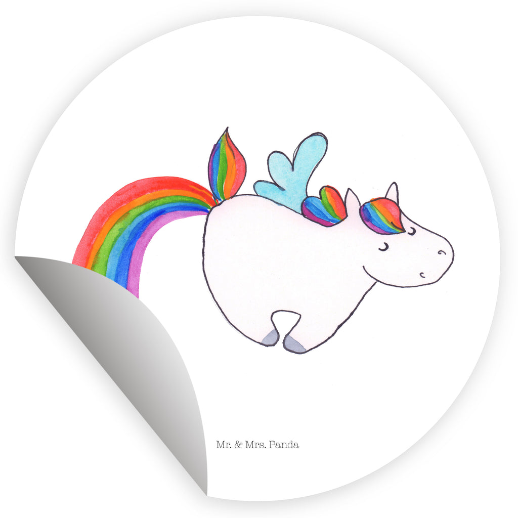 Rund Aufkleber Einhorn Fliegendes Pferd Sticker, Aufkleber, Etikett, Einhorn, Einhörner, Einhorn Deko, Pegasus, Unicorn, Regenbogen, Spielen, Realität, Glitzer, Erwachsenwerden