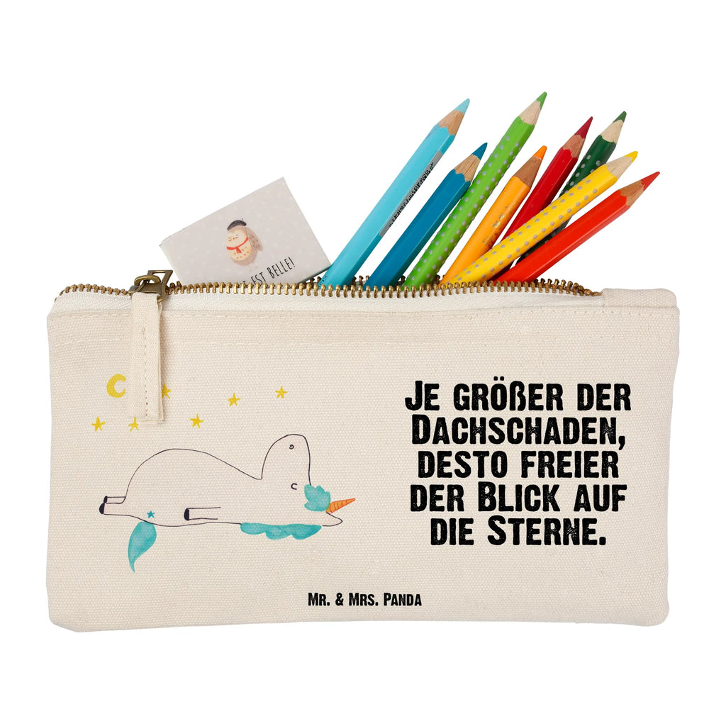 Schminktasche Einhorn Sternenhimmel Schminktasche, Kosmetiktasche, Kosmetikbeutel, Stiftemäppchen, Etui, Federmappe, Makeup, XXL, Schminketui, Kosmetiketui, Schlamperetui, Einhorn, Einhörner, Einhorn Deko, Pegasus, Unicorn, Sterne, Dachschaden, Verrückt, Sternenhimmel