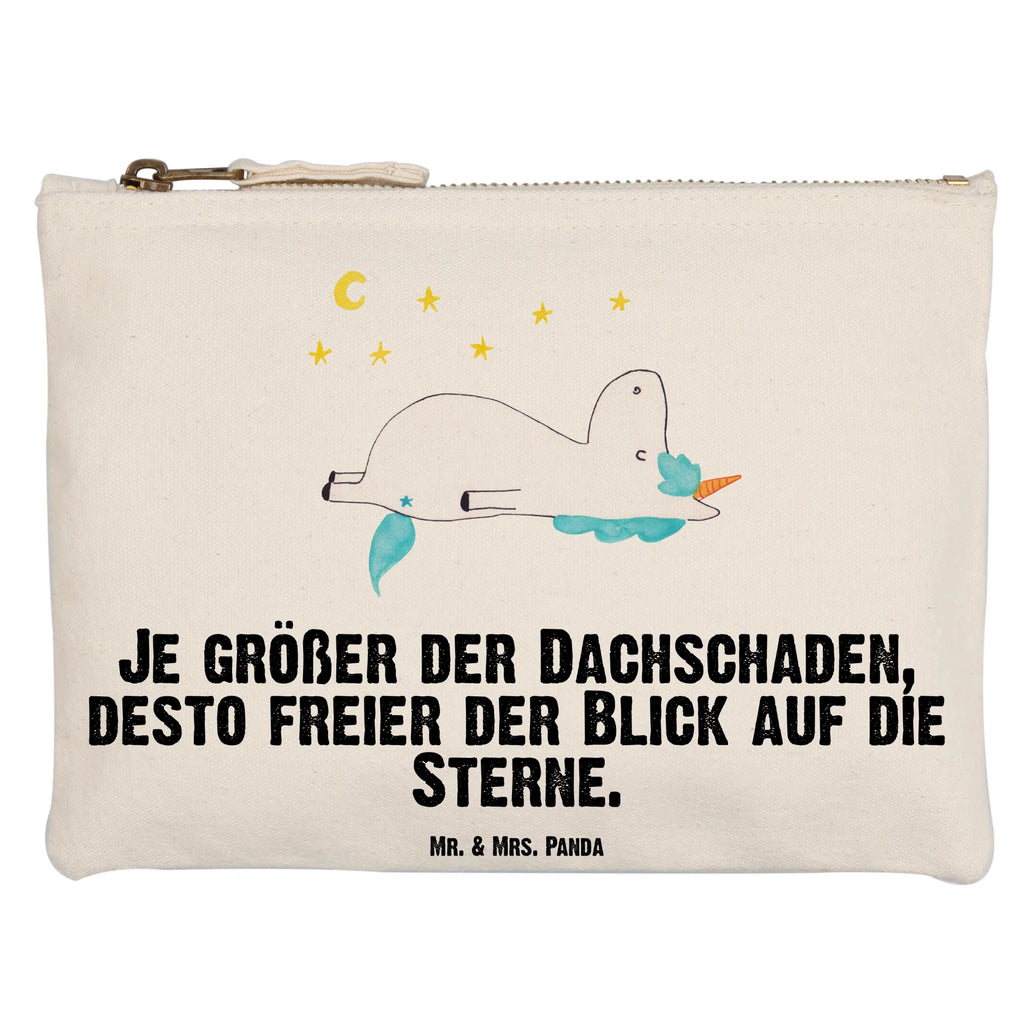 Schminktasche Einhorn Sternenhimmel Schminktasche, Kosmetiktasche, Kosmetikbeutel, Stiftemäppchen, Etui, Federmappe, Makeup, XXL, Schminketui, Kosmetiketui, Schlamperetui, Einhorn, Einhörner, Einhorn Deko, Pegasus, Unicorn, Sterne, Dachschaden, Verrückt, Sternenhimmel