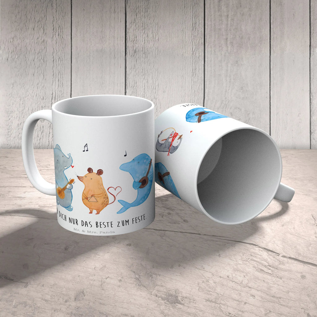 Tasse Big Band Tasse, Kaffeetasse, Teetasse, Becher, Kaffeebecher, Teebecher, Keramiktasse, Porzellantasse, Büro Tasse, Geschenk Tasse, Tasse Sprüche, Tasse Motive, Kaffeetassen, Tasse bedrucken, Designer Tasse, Cappuccino Tassen, Schöne Teetassen, Tiermotive, Gute Laune, lustige Sprüche, Tiere, Hund, Pinguin, Maus, Elefant, Delfin, Gitarre, Band, Triangel, Musikanten, Musik