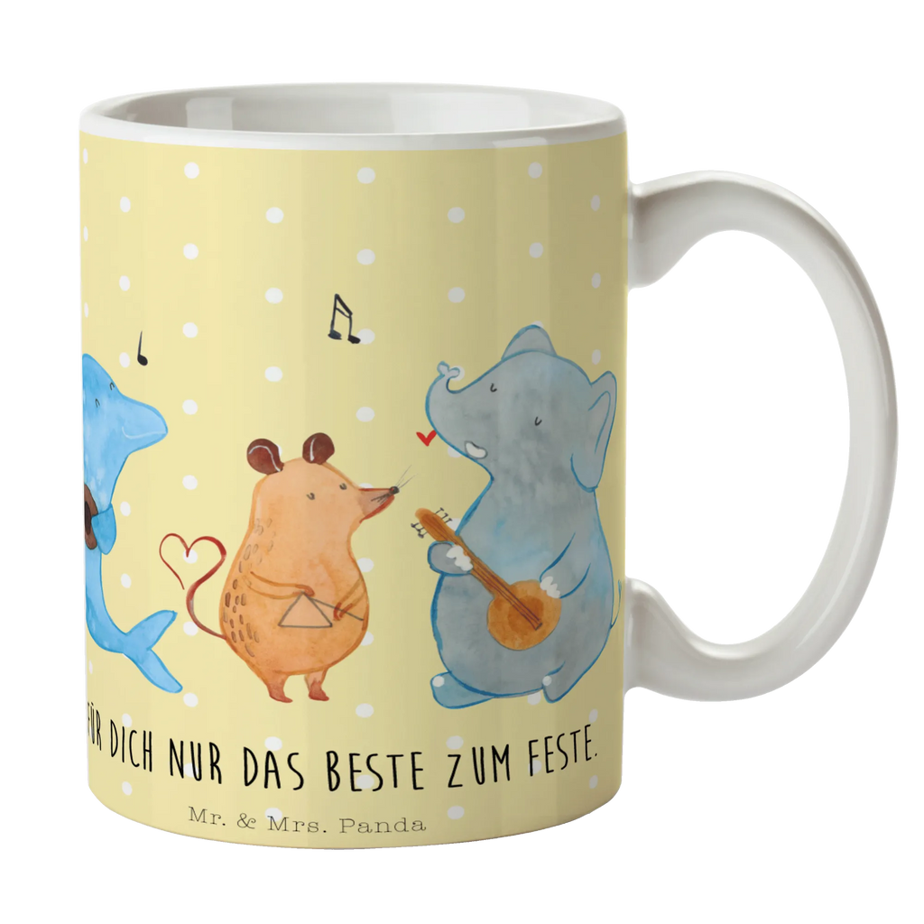 Tasse Big Band Tasse, Kaffeetasse, Teetasse, Becher, Kaffeebecher, Teebecher, Keramiktasse, Porzellantasse, Büro Tasse, Geschenk Tasse, Tasse Sprüche, Tasse Motive, Kaffeetassen, Tasse bedrucken, Designer Tasse, Cappuccino Tassen, Schöne Teetassen, Tiermotive, Gute Laune, lustige Sprüche, Tiere, Hund, Pinguin, Maus, Elefant, Delfin, Gitarre, Band, Triangel, Musikanten, Musik