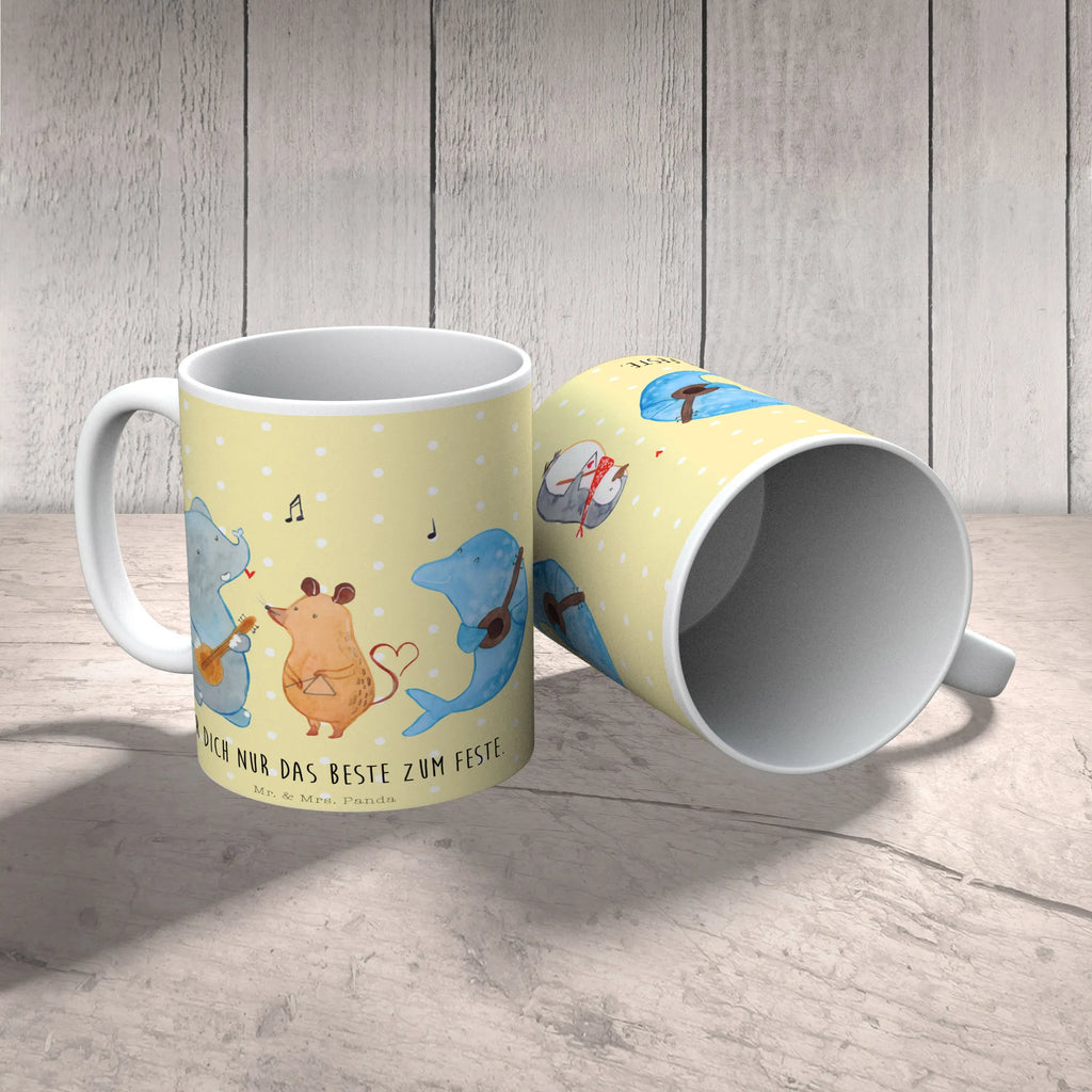 Tasse Big Band Tasse, Kaffeetasse, Teetasse, Becher, Kaffeebecher, Teebecher, Keramiktasse, Porzellantasse, Büro Tasse, Geschenk Tasse, Tasse Sprüche, Tasse Motive, Kaffeetassen, Tasse bedrucken, Designer Tasse, Cappuccino Tassen, Schöne Teetassen, Tiermotive, Gute Laune, lustige Sprüche, Tiere, Hund, Pinguin, Maus, Elefant, Delfin, Gitarre, Band, Triangel, Musikanten, Musik