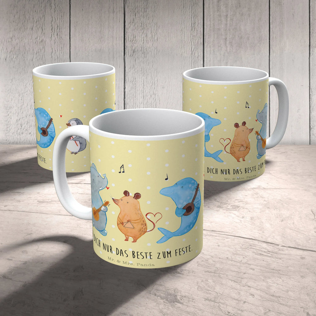 Tasse Big Band Tasse, Kaffeetasse, Teetasse, Becher, Kaffeebecher, Teebecher, Keramiktasse, Porzellantasse, Büro Tasse, Geschenk Tasse, Tasse Sprüche, Tasse Motive, Kaffeetassen, Tasse bedrucken, Designer Tasse, Cappuccino Tassen, Schöne Teetassen, Tiermotive, Gute Laune, lustige Sprüche, Tiere, Hund, Pinguin, Maus, Elefant, Delfin, Gitarre, Band, Triangel, Musikanten, Musik